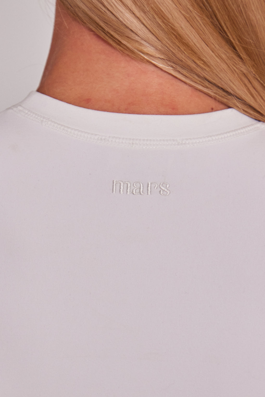 The Sculpt Short Sleeve Tee in White – marsthelabel