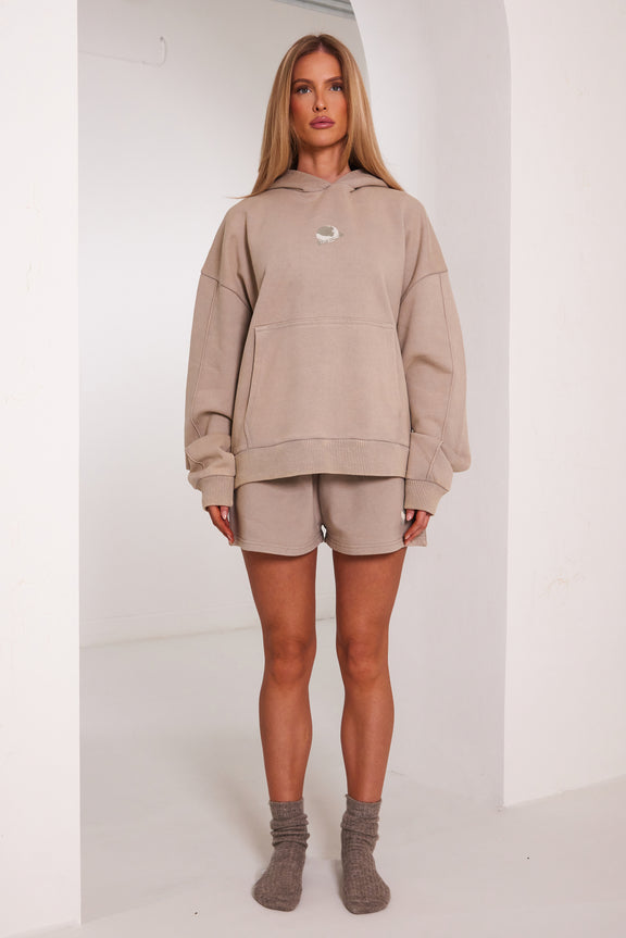 Planet Mars Hoodie in Stone – marsthelabel
