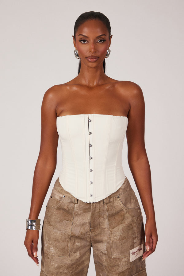 The Kaytee Corset in Off White