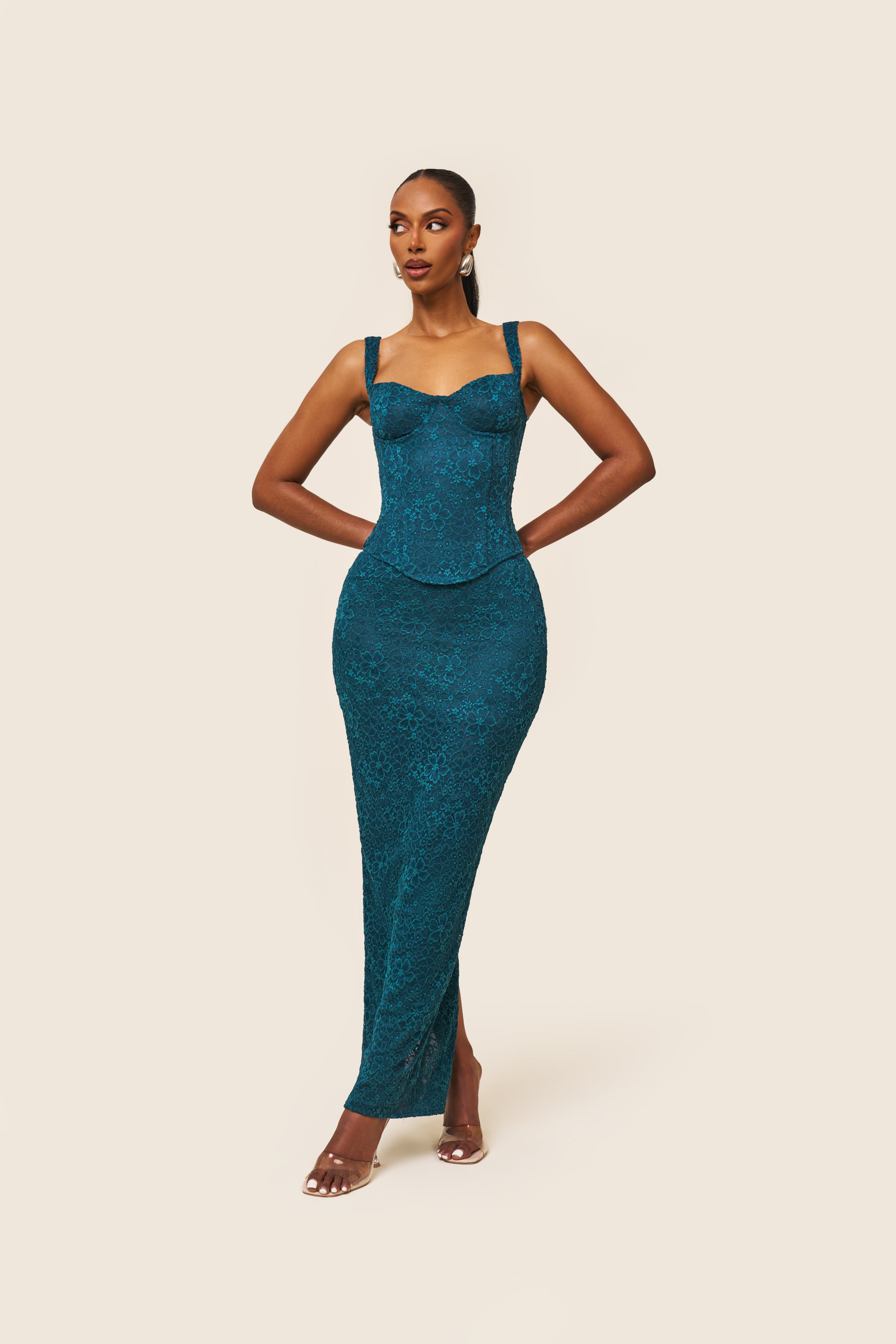 The Cinched Lace Corset In Teal Marsthelabel the-cinched-lace-corset-in-teal-marsthelabel