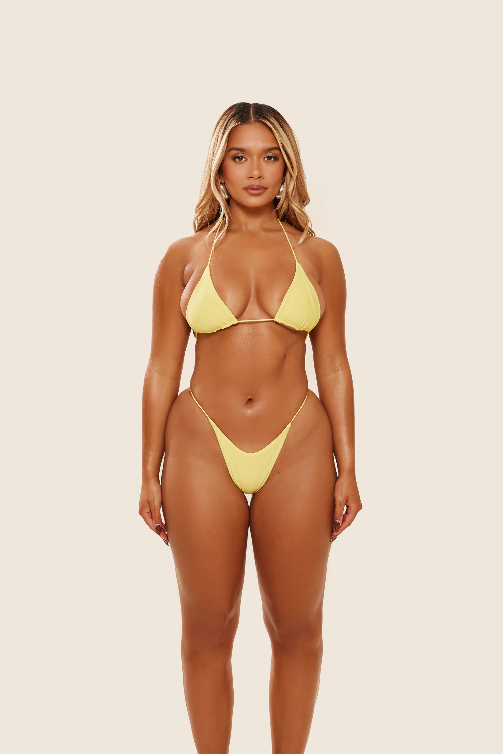 Yellow Jean Bikini