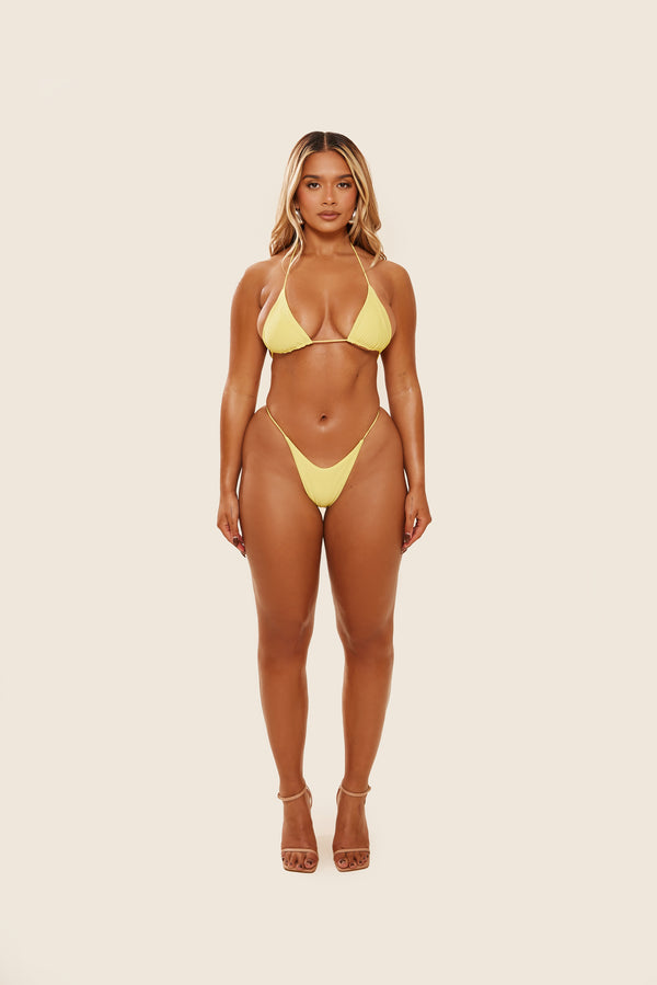 The Teeny Bikini & headband - Yellow