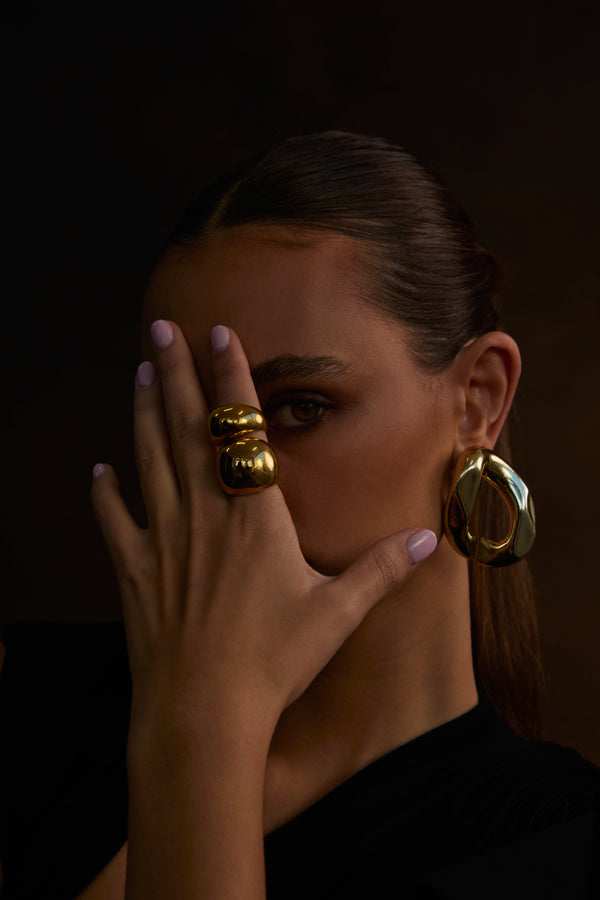 Noah The Label Chunky Ring - Gold