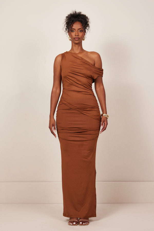 The Iris Maxi Set- Brown