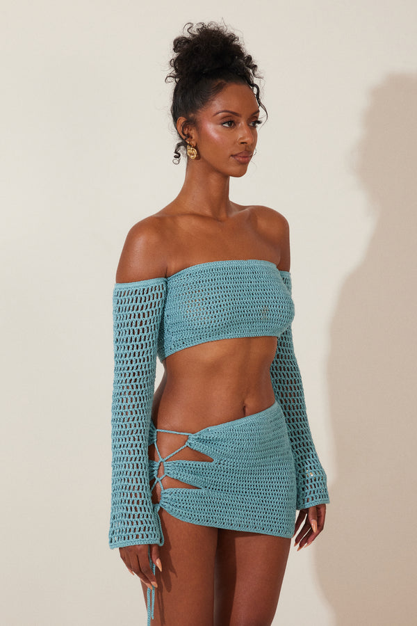 The crochet set - Teal