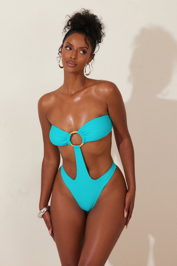 The Tamila Swimsuit in Teal