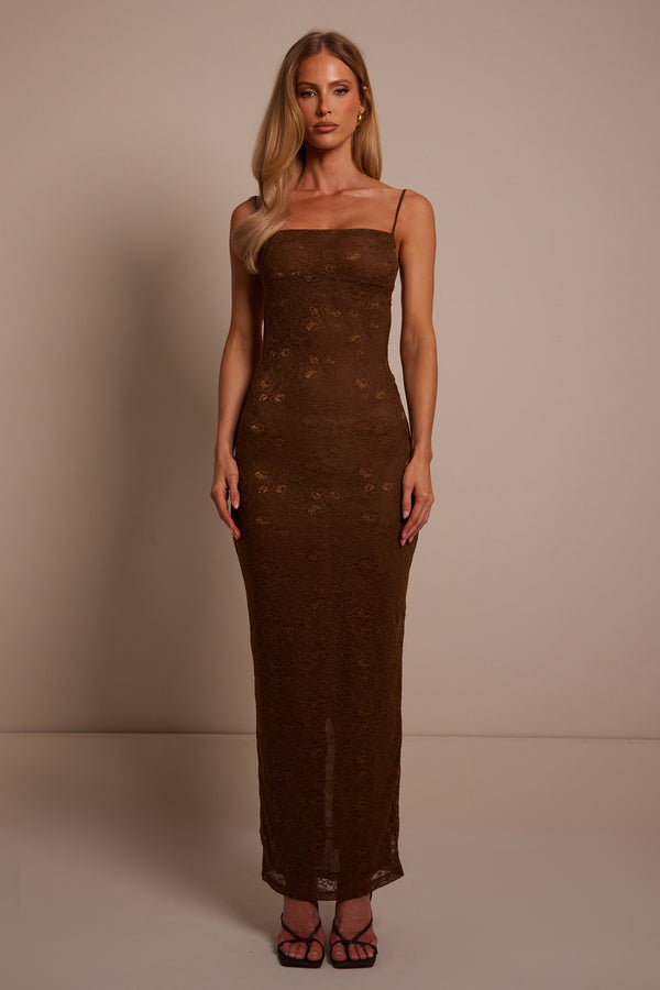 The Rosie Maxi - Chocolate Brown