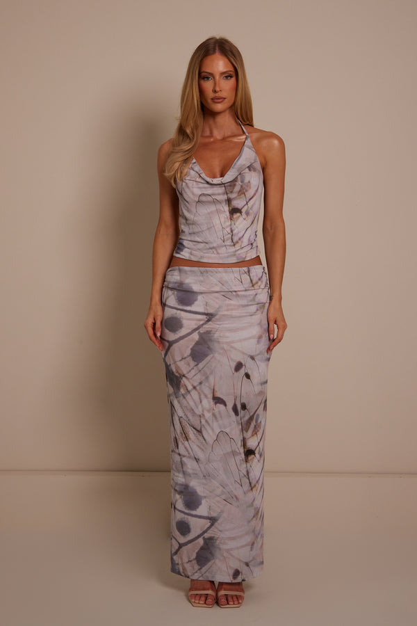 The Aman Maxi Set - Butterfly Print