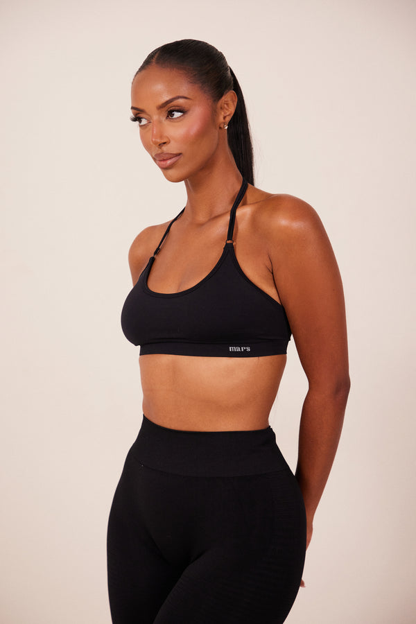 The Mars seamless bra- Black