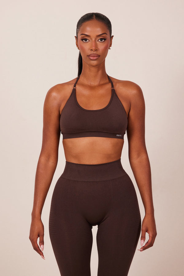 The Mars seamless bra- Brown