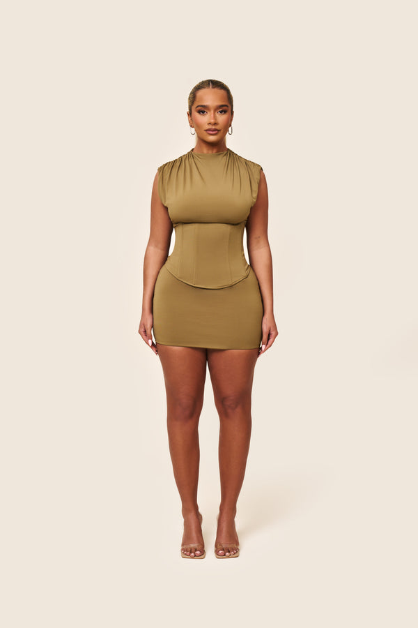 Sandra Mini in Olive