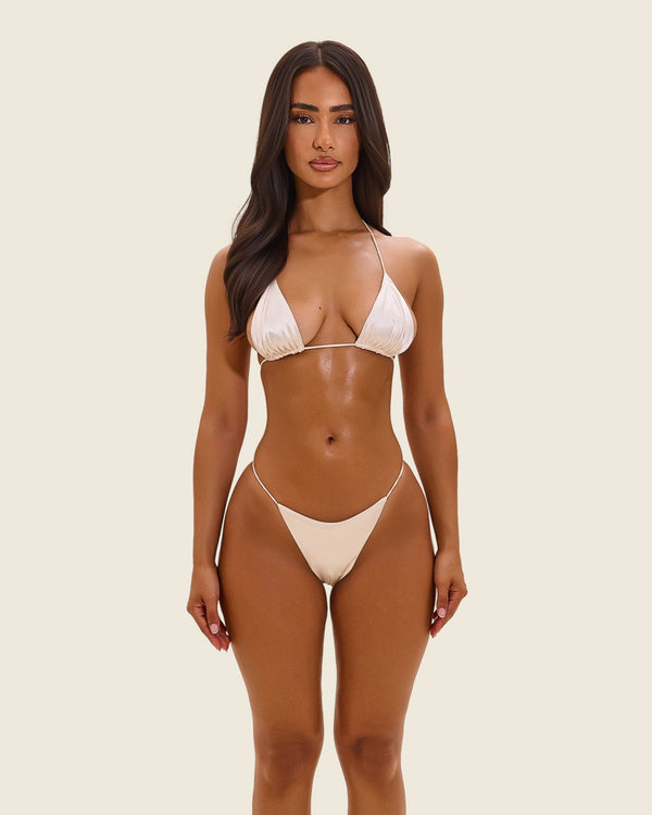 The Teeny Bikini in Satin
