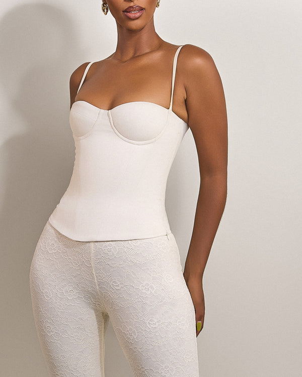 The Everly Corset in Off White