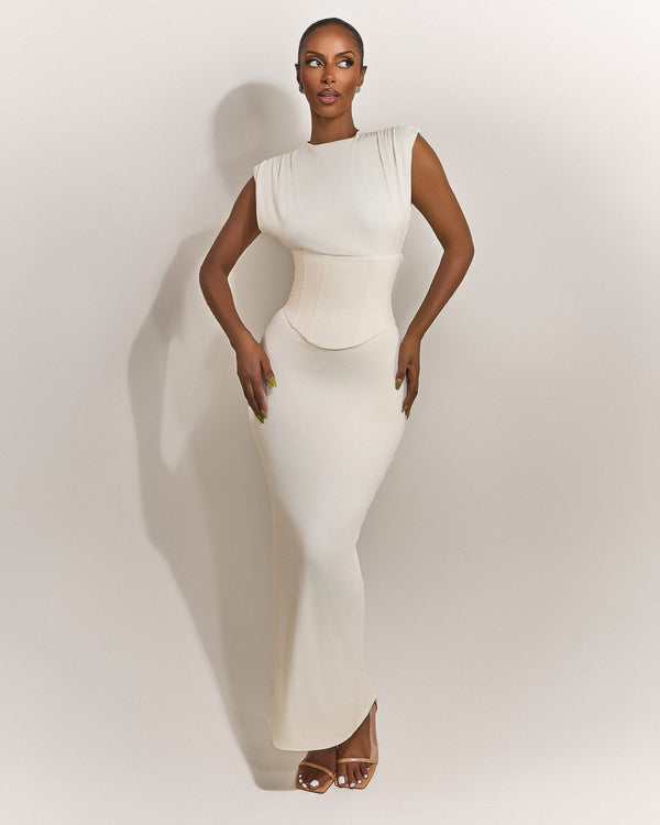Sandra Maxi in Cream