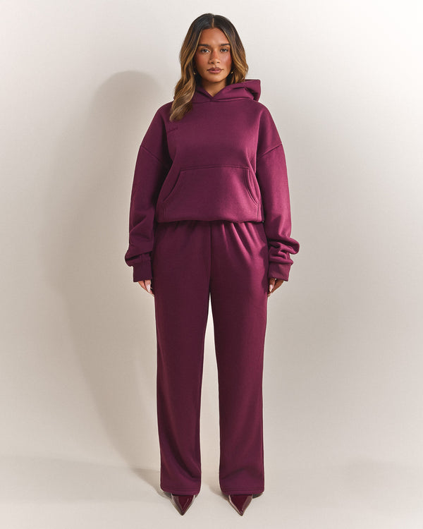 The Classics Hoodie in Plum