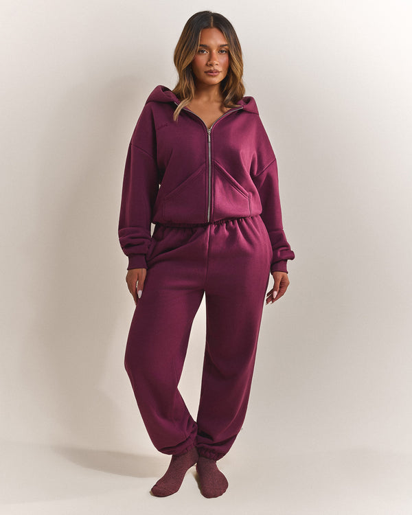 The Classics Cuffed Joggers in Plum