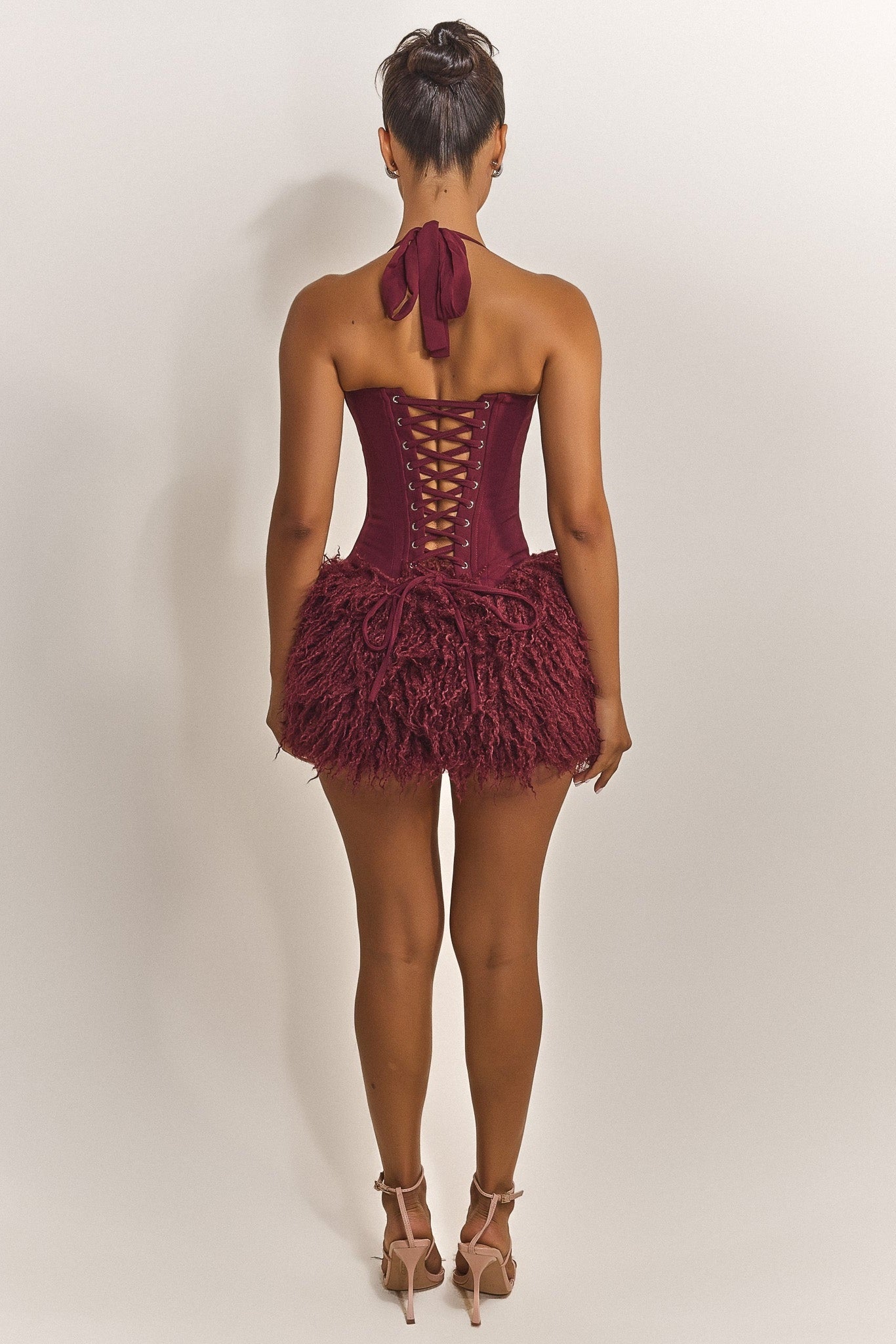 The Zadie Halter Neck Corset Top _ Supportive Sculpted Fit