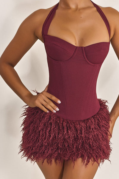 The Zadie Halter Neck Corset Top _ Supportive Sculpted Fit