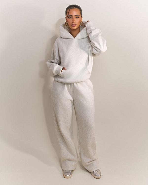 The Classics Hoodie in Grey Marl