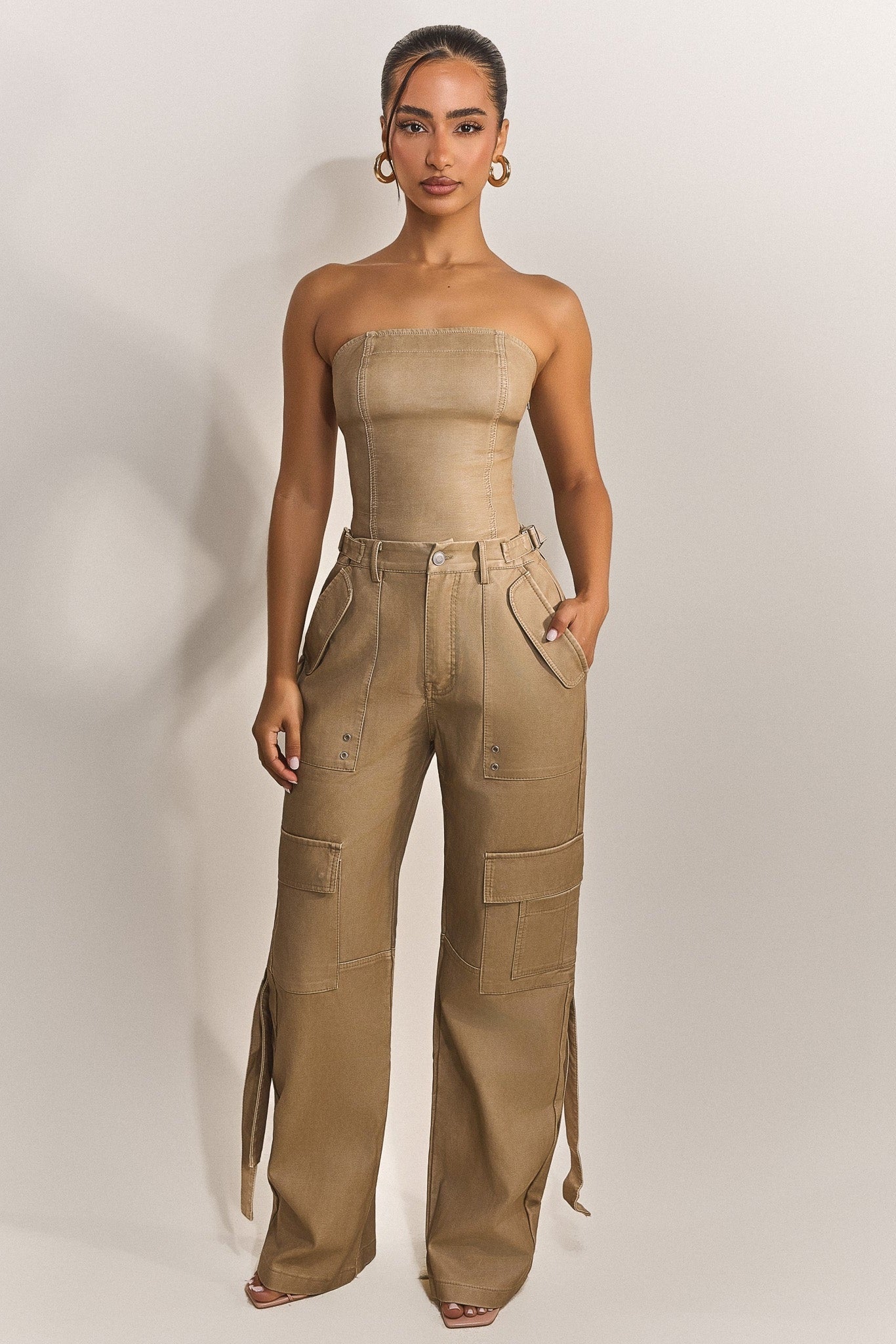 The Zeda Corset in Light Brown Wash – marsthelabel