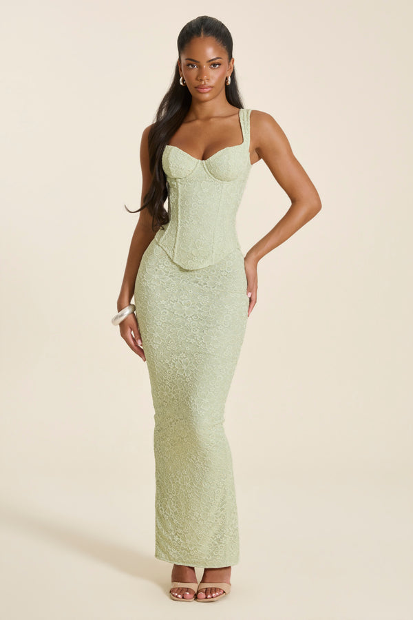 bell sleeve corset dress Illusion Murals Long Embellished Cocktail Maxi Color:Dark blue colour:paiva-dress-satin-mink-16 The fitted corset Aidan Mattox | Dresses