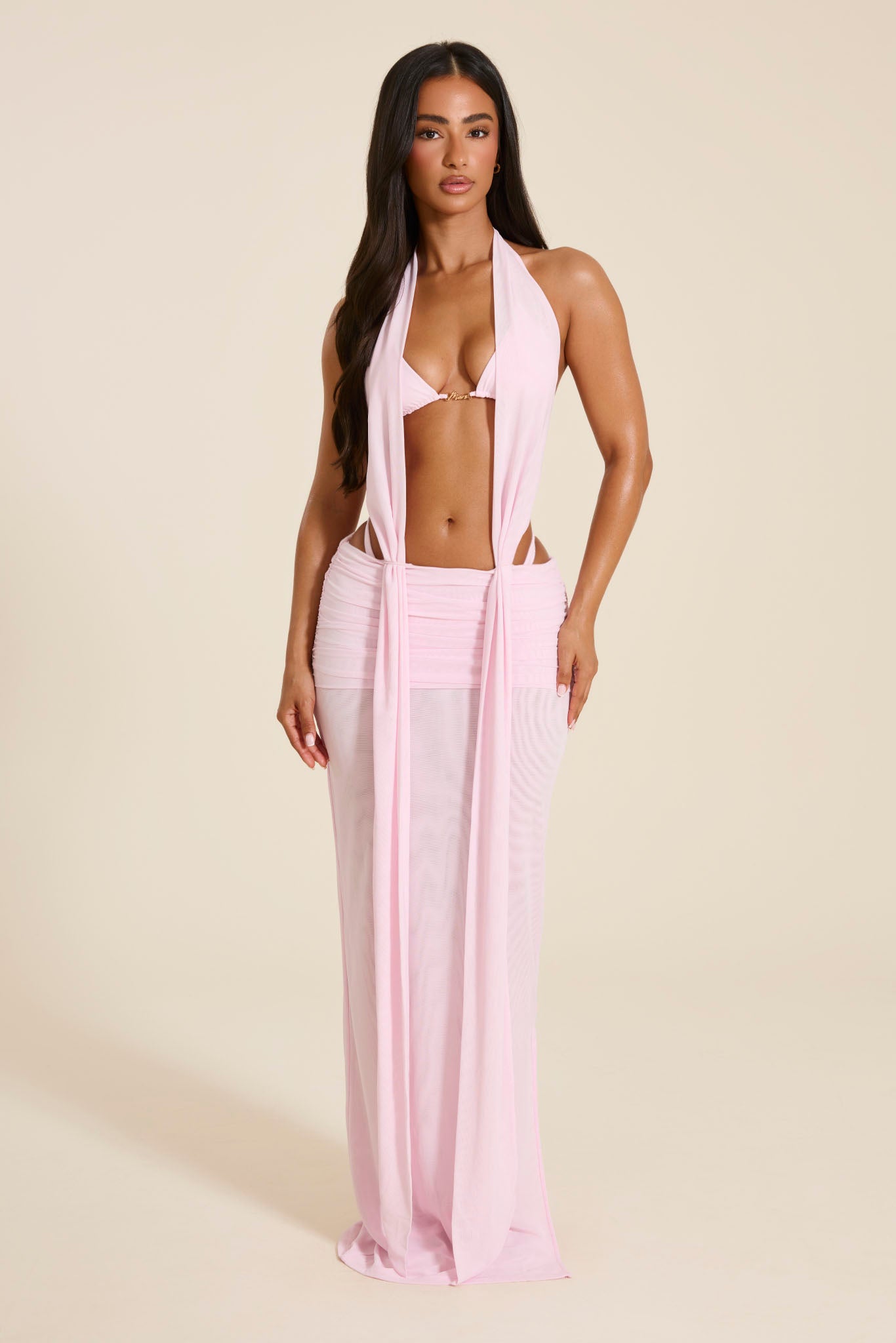 ぺろ【未使用】MARNO Rosie long skirt The Kellie Maxi Skirt in Pink | Mars The Label | Express Delivery