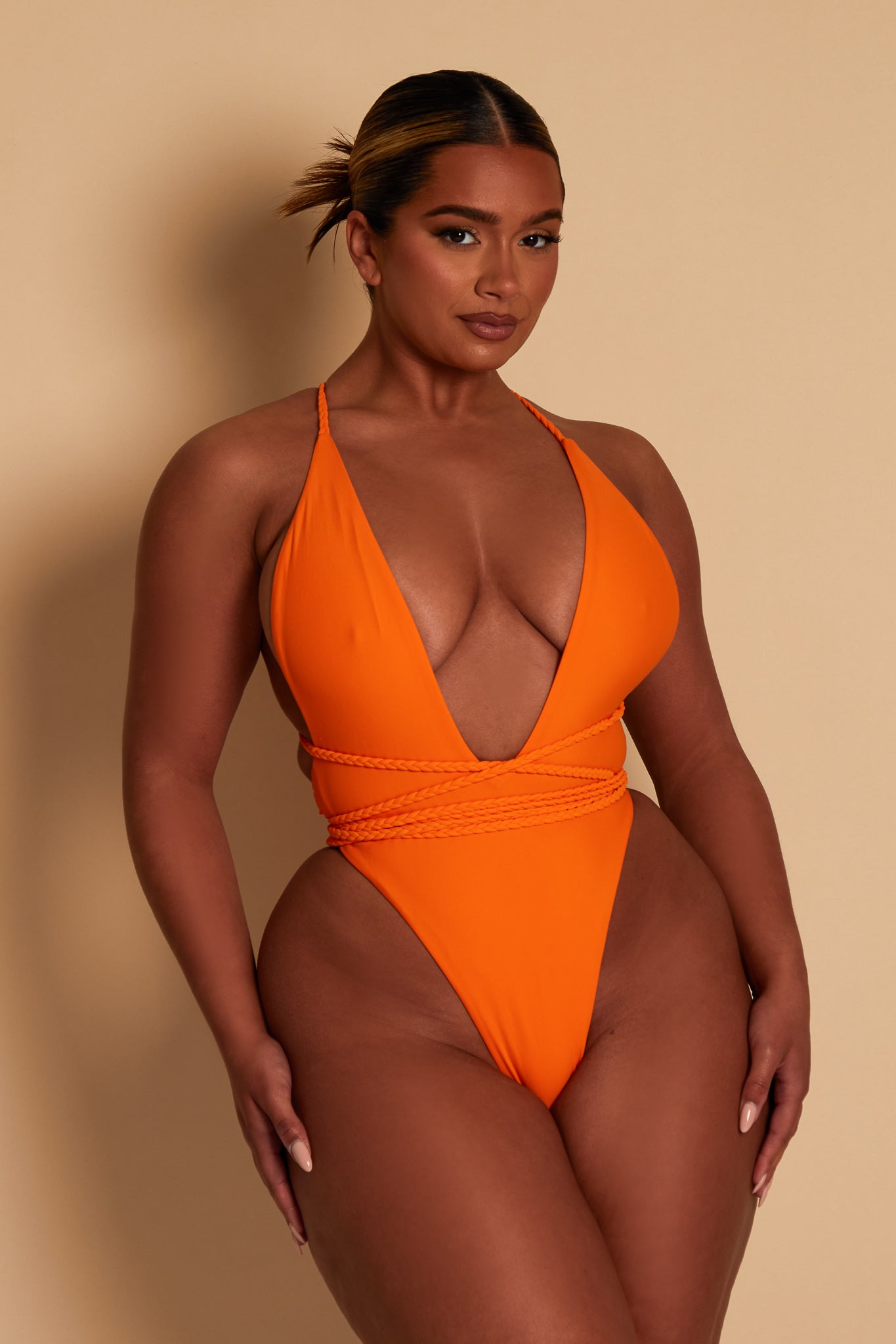 The Fishtail Swim Orange marsthelabel